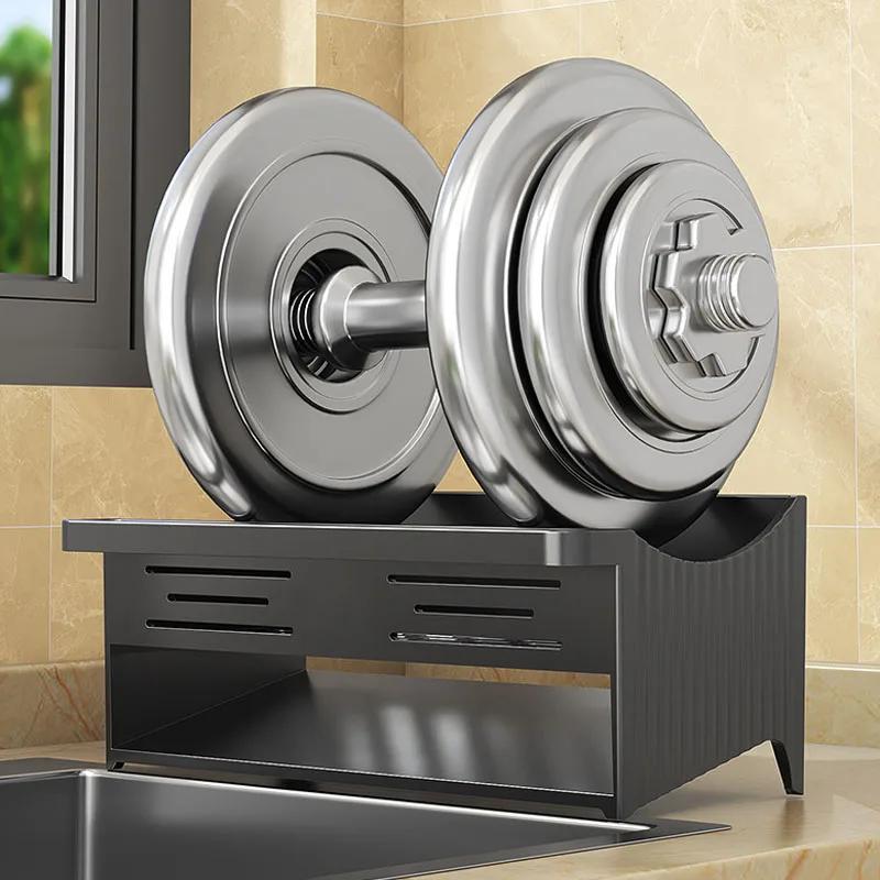 Полка для кухонной раковины с самоосушающимся поддоном, органайзер для губки, тряпки для ванной комнаты, держатель для косметического моющего средства для лица, полка для домашнего хранения