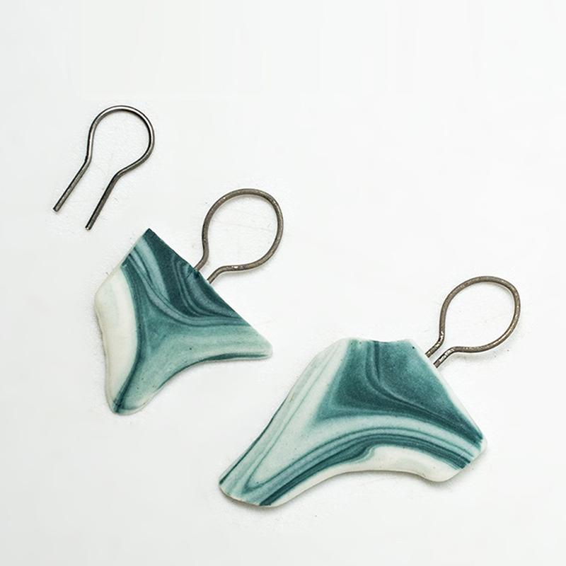 50/100PCS Hanging Firing Hook Jump Rings Pottery Ornament High Temperature Resistance Tungsten Wire Hanger Pottery Hanging Ring