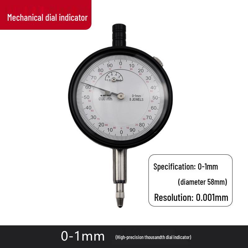 Small High-Precision Magnetic Base Dial Indicator Set 0-10