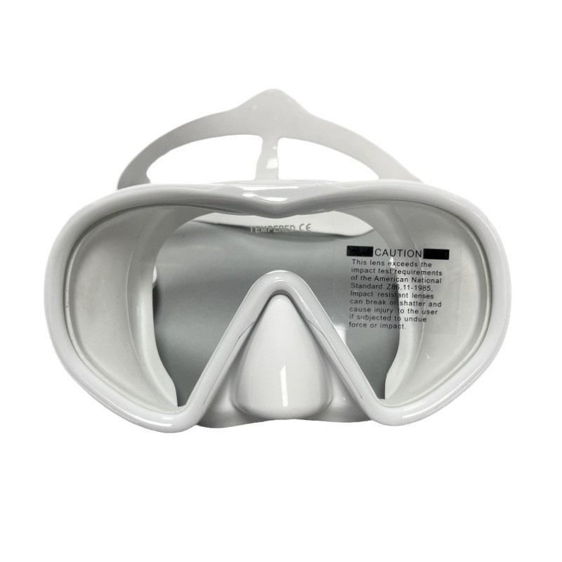 Большая силиконовая маска с полной сухой трубкой для снорклинга