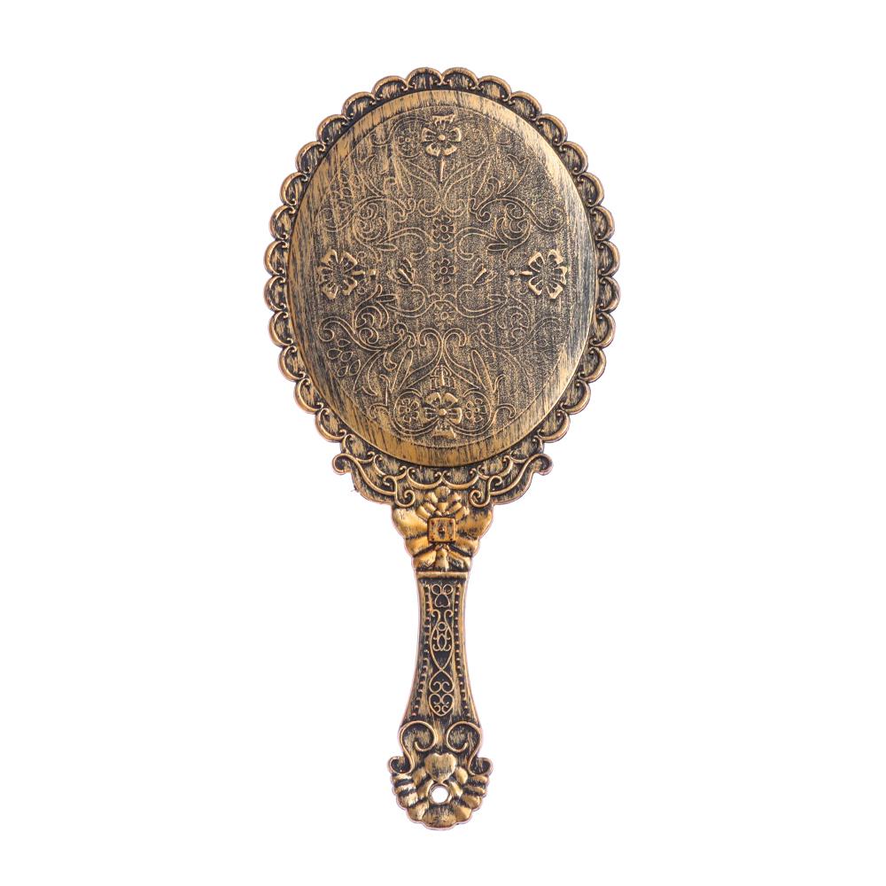 Beauty Dresser Mirror Makeup Mirrors Handheld Mirror Oval-Shape Vintage Vanity Mirror