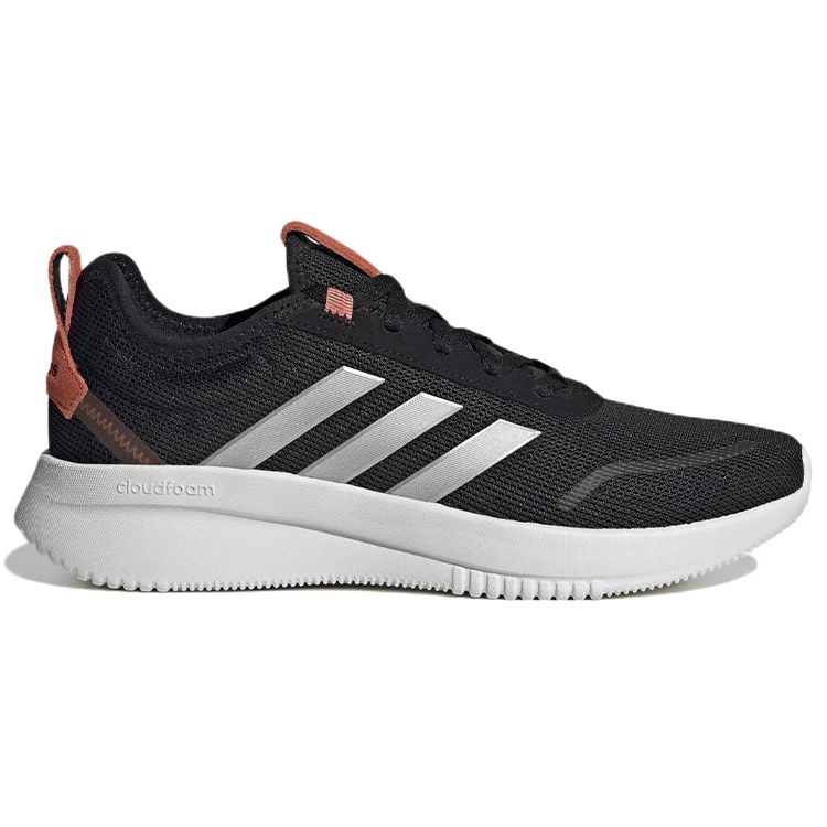 Adidas Lite Racer Rebold Black Orange Unisex Sneakers Silver White GZ0353