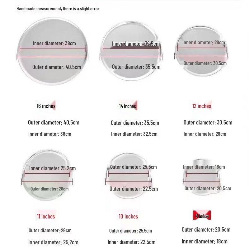 Sikeyou Thickened Aluminum Non-stick Pizza Pan