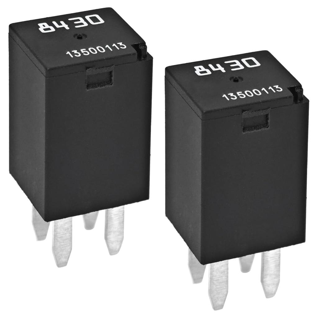 Automotive Relays 13500113 8430 for GM (Pack of 6), Multi-Function 4-Pin Relay Replace 19116962 D1777C MR538851