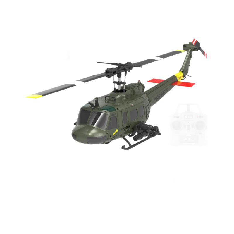 UH-1 Шестиканальный Бесфлайбарный Перевернутый Трюковой Вертолет на Радиоуправлении Игрушка
