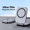 Магнитная подставка для телефона Держатель для телефона в машину Ультратонкая Складная Сильная Магнитная Противоударная Опора Магнитный кронштейн Автомобильный Универсальный