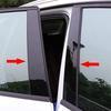 6Pcs for Honda Fit Jazz 5 Door Hatchback 2004 2005 2006 2007 Car Door Window Pillar Posts Trim Molding Cover Decal Auto Styling
