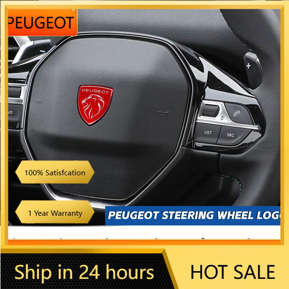 Автонаклейка 2025 Горячая Для Peugeot 207 3008 206 208 308 5008 407 508 307 4008 2008 1 шт. Наклейка на центр руля автомобиля Крышка значка Эмблема 6W