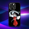 Чехол для телефона в стиле аниме Инуяша для iPhone 16e, 16, 15, 14, 13, 12, 11, Pro, X, XS, Max, XR, Plus, Mini, Мягкий черный чехол