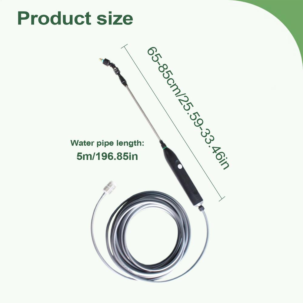 Portable Electric Sprayer Wand Irrigation Tool 3 Mist Nozzles Plant High-Pressure Sprinkler Watering Garden Irrigation