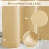 Opaque Curtains with Eyelets, Thermal Curtains, Heat Protection, Blackout Curtains