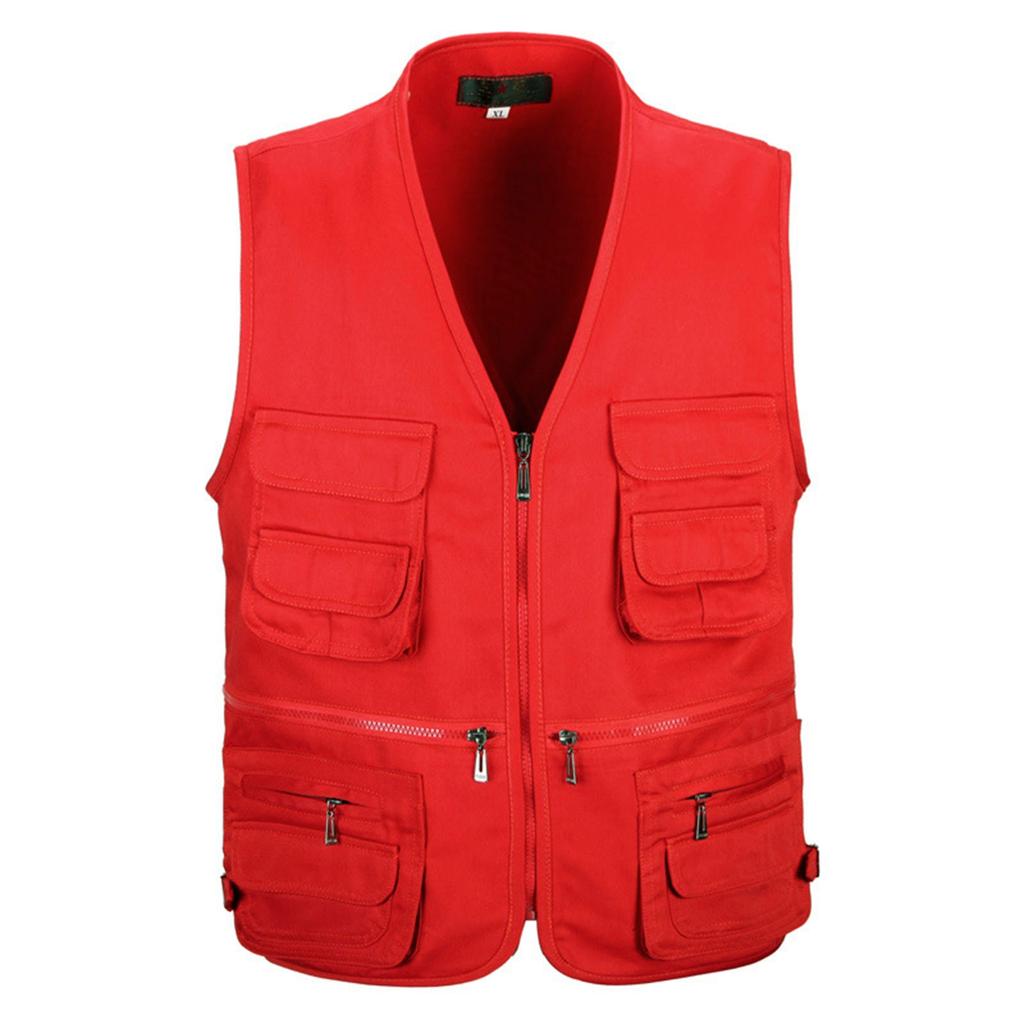 Men's Breathable Outdoor Vest With Multiple Pockets, Sleeveless And Durable Jacket, Camping, Fishing, Hunting, Photography Vest