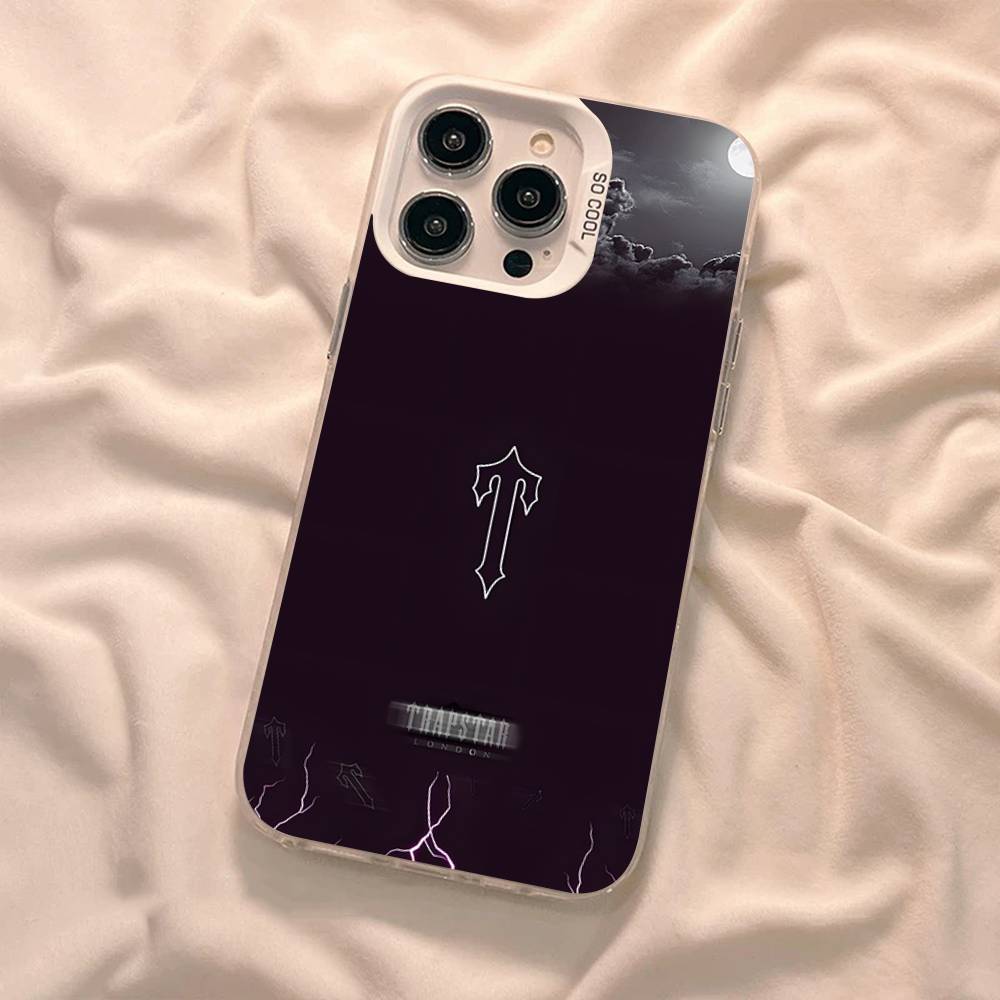 Чехол для телефона T-Trapstars Для iPhone 16 15 14 13 12 11 17 Pro Max Plus Цвет Серебристый Корпус