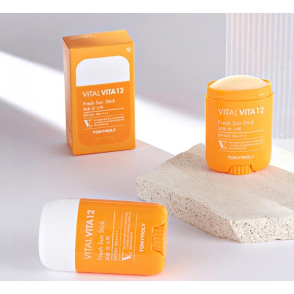 Tony Moly Vital Vita 12 Soft Sun Stick SPF50+ PA++++, 22g, 2 pieces