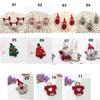 Claus Elf Xmas Tree DIY Handmade Christmas Doll Christmas Decorations Wool Felt Christmas Ornament