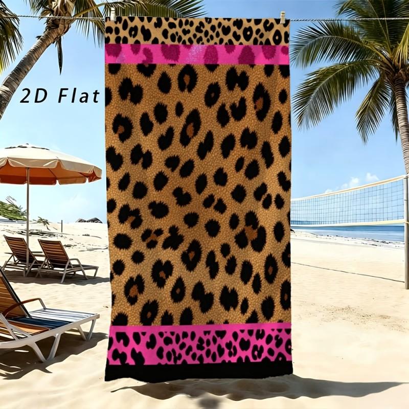 Life Is A Beach Palm Tree Cloud Graphic Beach Towe Quick Dry Microfiber Towel For Pool Beach Shower Outdoor Vacation Use