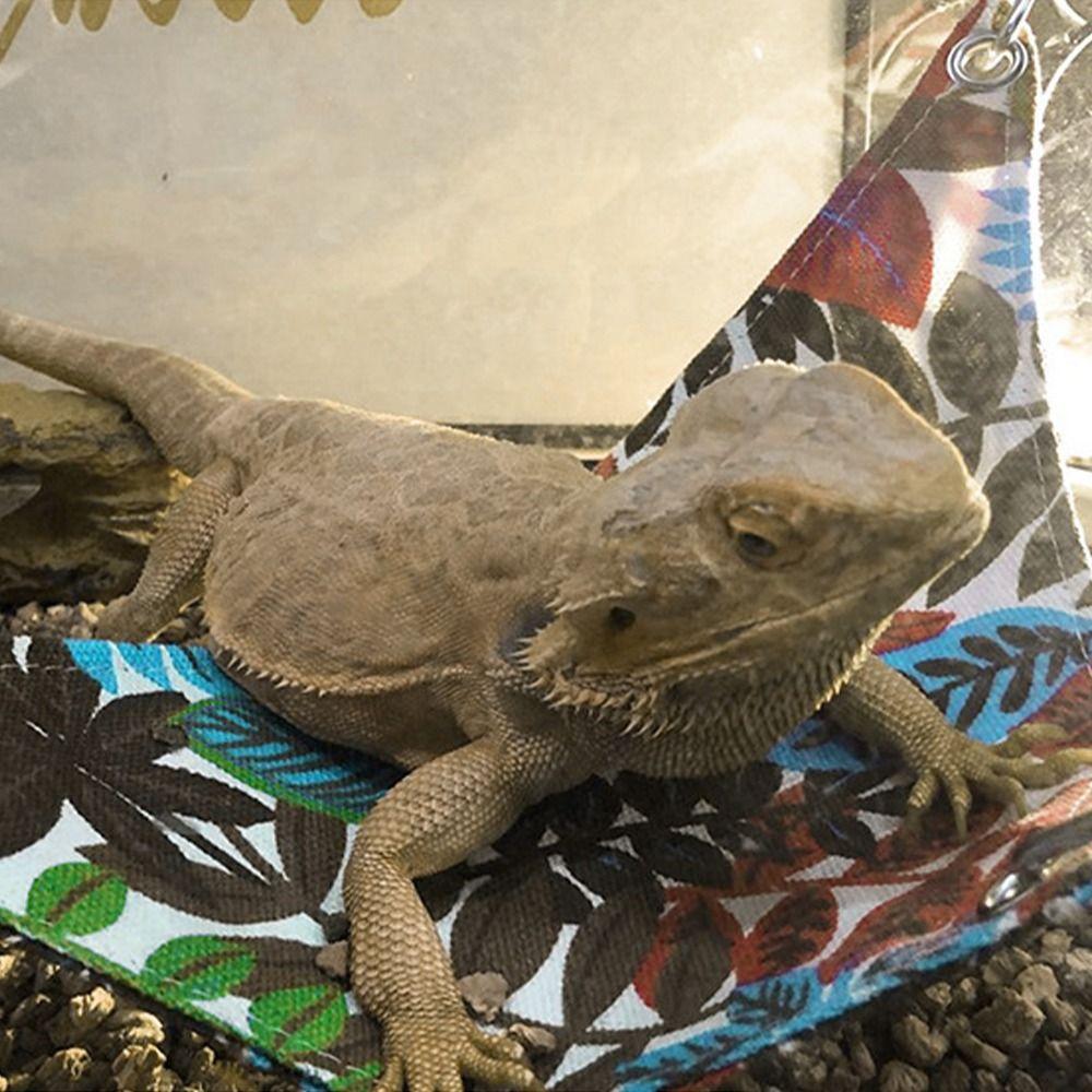 Comfortable Geckos Bed Mats Waterproof Reptile Mat Hammock Swing Toys  For Reptile Snake Climb