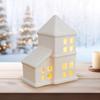 Ceramic Houses for Christmas Village Display, Decorative Ornament Desktop