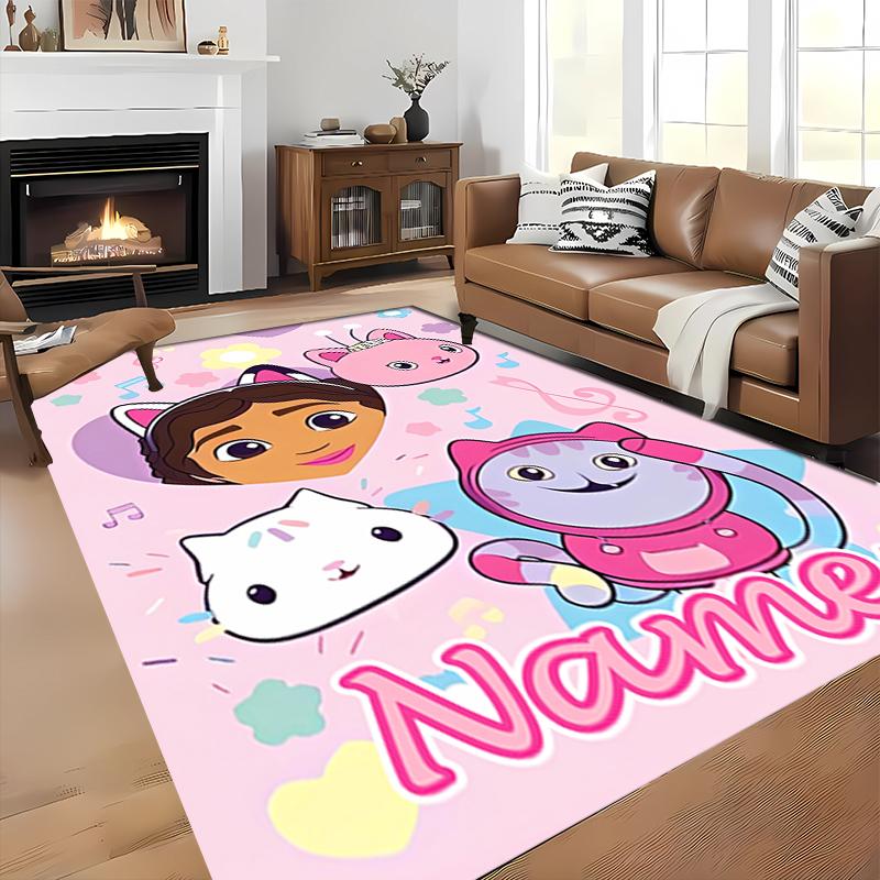 Custom personalization Gabby's Dollhouse Area Rug - Perfect For Kitchen, Bathroom,Laundry Room Decor Large Size Available,Gift All Seasons