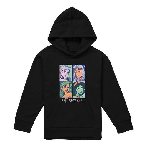 Disney Princess Childrens/Kids Faces Hoodie