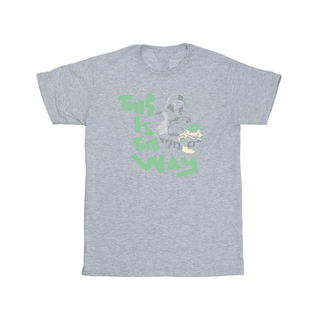 Star Wars Girls The Mandalorian This Is The Way Duo Cotton T-Shirt