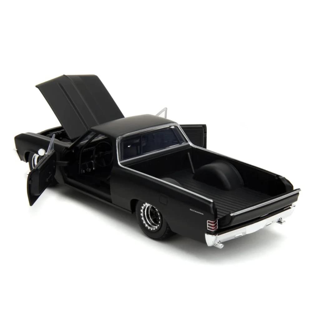 Jada TOYS Fast Furious 10 Chevrolet El Camino 1967 Black F10 Chevy El Camino 34413 1/24 & F&F [Item]