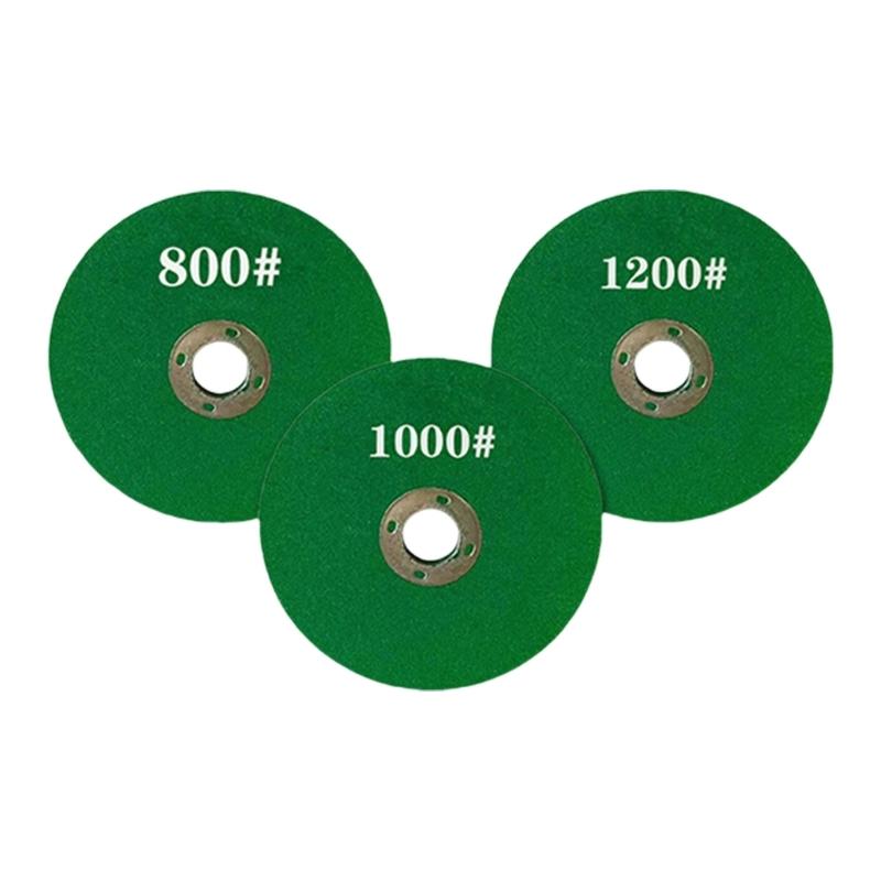 Professional Polishing Pad for Granite Marble Stone 6mm Thick Heat Resistant Grinding Wheel for 100 Angle Grinders