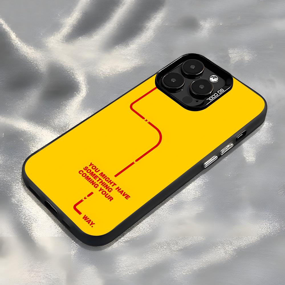 Чехол для телефона с логотипом бренда DHL Для IPhone17 Air 16 15 14 Plus 13 12 11 Pro 7 8 XS Max XR Серебристый Черный Бампер