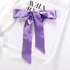 2024 Spring/Summer Women's Silk Scarf Headband: Thin, Narrow, Solid Color Ribbon for Ponytail, Bag, or Bow Tie Use