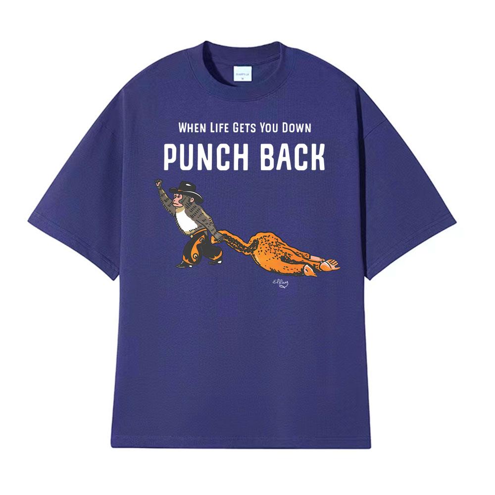 Punch Monkey Cowboy Cowgirl Love Funny T Shirt Men Women Harajuku Vintage Short Sleeve T Shirts Summer Cotton Tshirt Streetwear