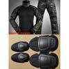 Tactical Camouflage Cycling Jersey Waterproof Scratch-resistant Breathable Outdoor Hiking Training Shirt