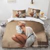 Luxury 3D Ariana Grande Wallpaper Anime Digital Printing Set Quilt Cover Comforter Bed Youth Kids Girl Boys Gift