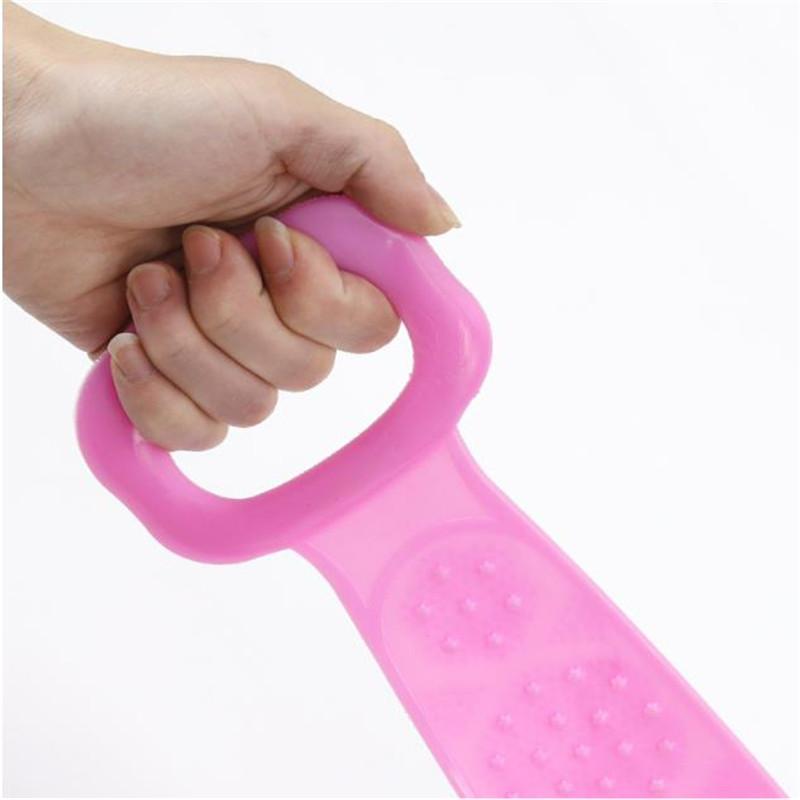 Силиконовые щетки для ванной комнаты, пояс для ванны, растирающий спину, грязевой пилинг, отшелушивающий двойной боковой массаж, скруббер для душа, кожи, чистое полотенце