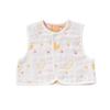 Крем де Коко Марлевый Жилет с Принтом Цыплят для Тепла для Малыша Сделано в H 6-Слойный [Мягкий/Удобный] 100% Хлопок, Япония, 50-70см (слоновая кость)