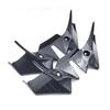 Motorcycle Front Spoiler Fairing Winglet Aerodynamic Wing Cover Trim For Kawasaki Z650 Z 650 z650 2021-2025 23 Spoiler Winglet