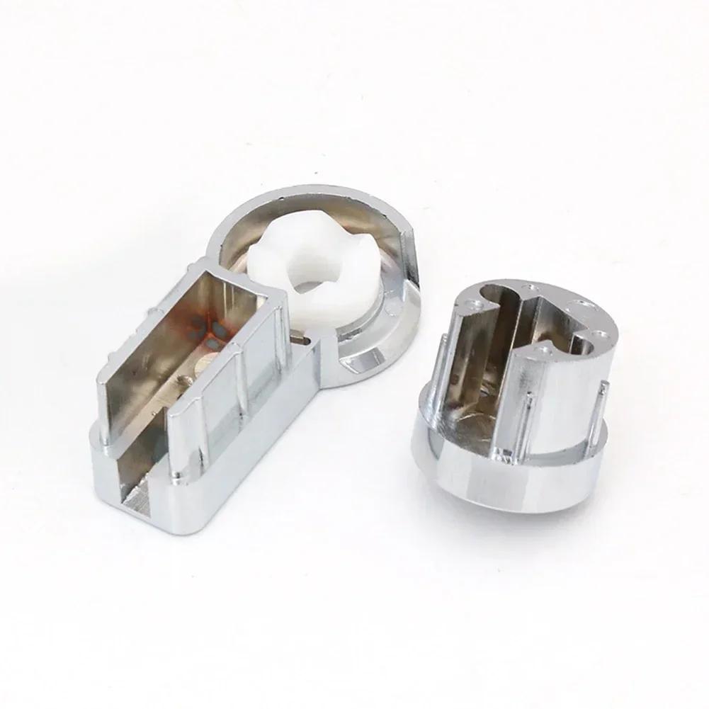 1 Set Bath Hinge Brackets Shower Screen Hinges ABS Chrome Plating Shower Holder Bathroom Accessories Shower Rack Parts