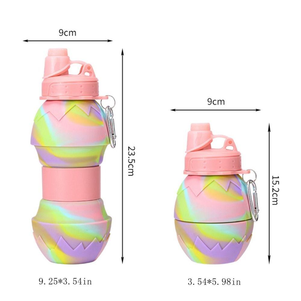 Silicone Silicone Folding Cups Large Capacity Portable Water Bottle Sport Water Bottle Children