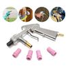 Practical Sand Blaster Gun Kit for w/ Ceramic Nozzle Tips Feed Blast Spray Gun for Cleaning Car Metal Rims Sandblast Cab