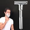 Adjustable Double Edge Razor Men Facial Hair Removal Manual Shaver with 5 Blades