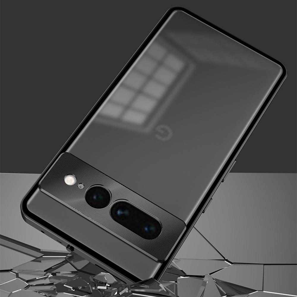 Чехол для Google Pixel 7 5G с рамкой из алюминиевого сплава, матовый чехол для ПК с защелкивающимся замком