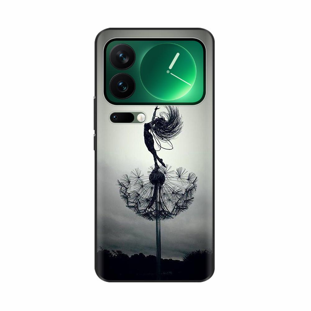 Чехол для Mi 17/17 Pro/17 Pro Max Для Xiaomi 17 Задняя крышка Чехол с милым узором Силиконовый Мягкий ТПУ Корпус Для Xiaomi 17 Pro Max Funda