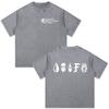 Vintage Washed Forward Observations Group Skeleton Fog T-shirts Men's Women Clothing Fashion Oversized Casual T Shirt Streetwear