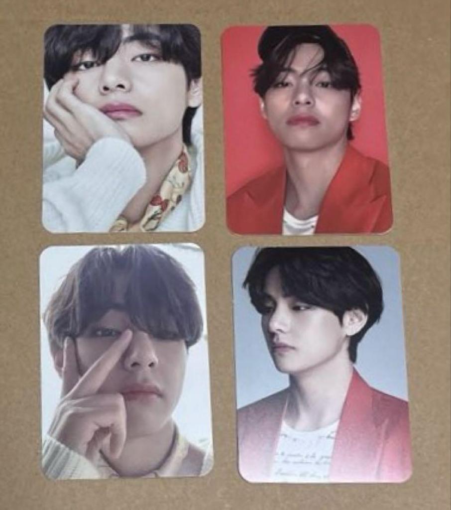 [ИСПОЛЬЗОВАННЫЙ] Официальный набор карт Trecatete V из 4 BTS