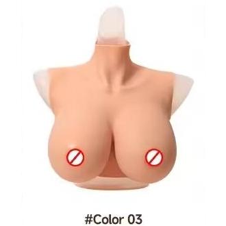 Silicone Breastplate Silicone Filled Realistic K Cup Silicone Breast Forms for Crossdresser Drag Queen Male to Female Suit