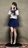 Toys Hobbies Figure with TBLeague Body GS Pure Style High School Girl White Dark Blue JK Sailor Uniform Short Mini Skirt Version Shoes and Socks Not &