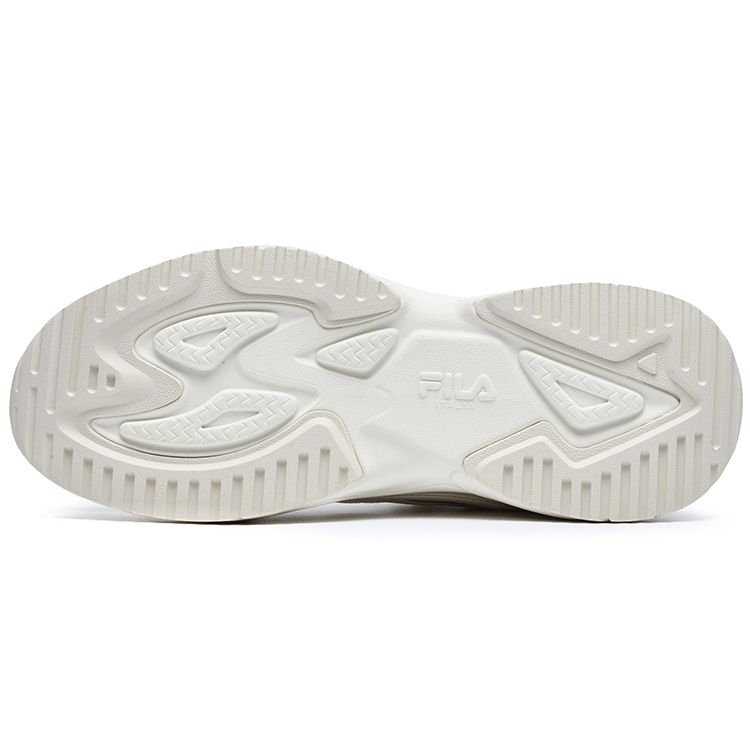 Fila Rayflide Fabric Synthetic Leather Comfortable Colorful Low-Top Lifestyle Casual Shoes Women Sneaker Tofu-White F12W242121FMT