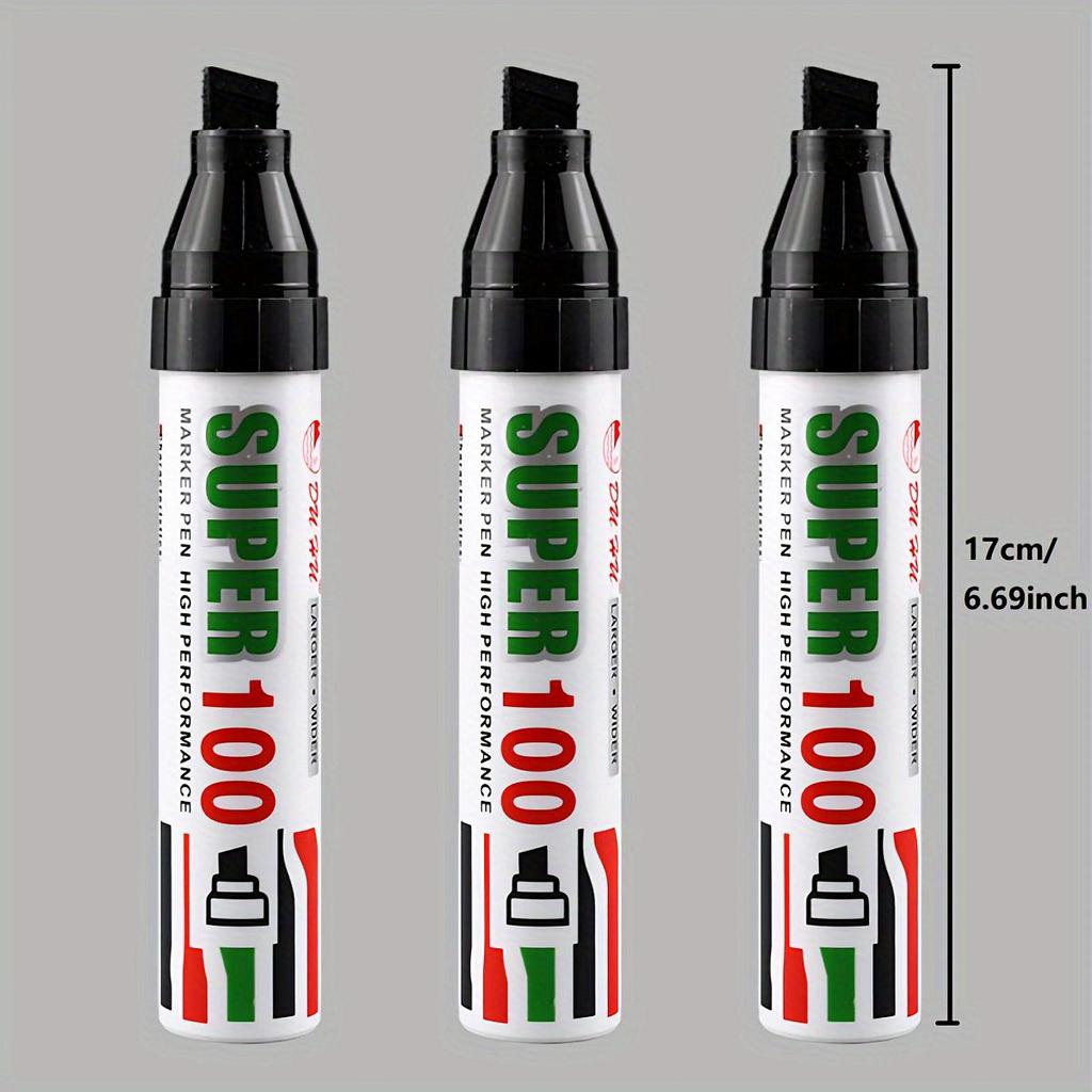 1 шт. маркер Jumbo, для защиты от кражи личных данных, защиты конфиденциальности и адреса, очень широкий наконечник долота