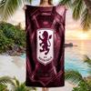 Aston Villa Football Beach Towel Soft Microfiber Summer Towel Quick Dry Absorbent Towel for Beach Swimming Pool Travel