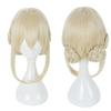 Women Anime Violet Evergarden Cosplay Wig Women Synthetic Hair Blonde Heat Resistant Costume Party Braided Wigs + Wig Cap