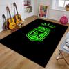 Atletico Nacional Polyester Carpet, Soft Indoor Mat for Office Chair, Living Room, Computer Desk - Decorative Home Office Rug Design